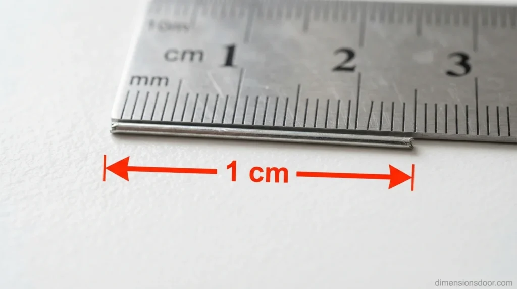 How Long Is 1 cm