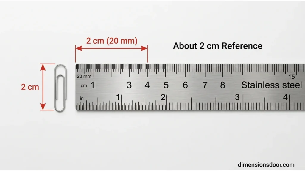 How Big Is 2 cm