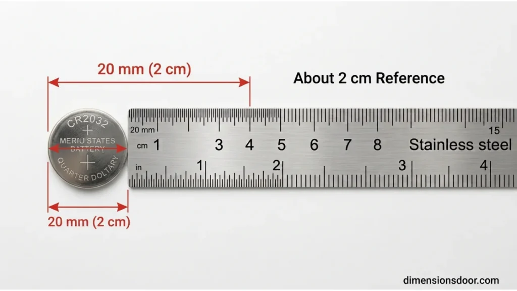 How Big Is 2 cm? Quick Visual Answer and Conversions
