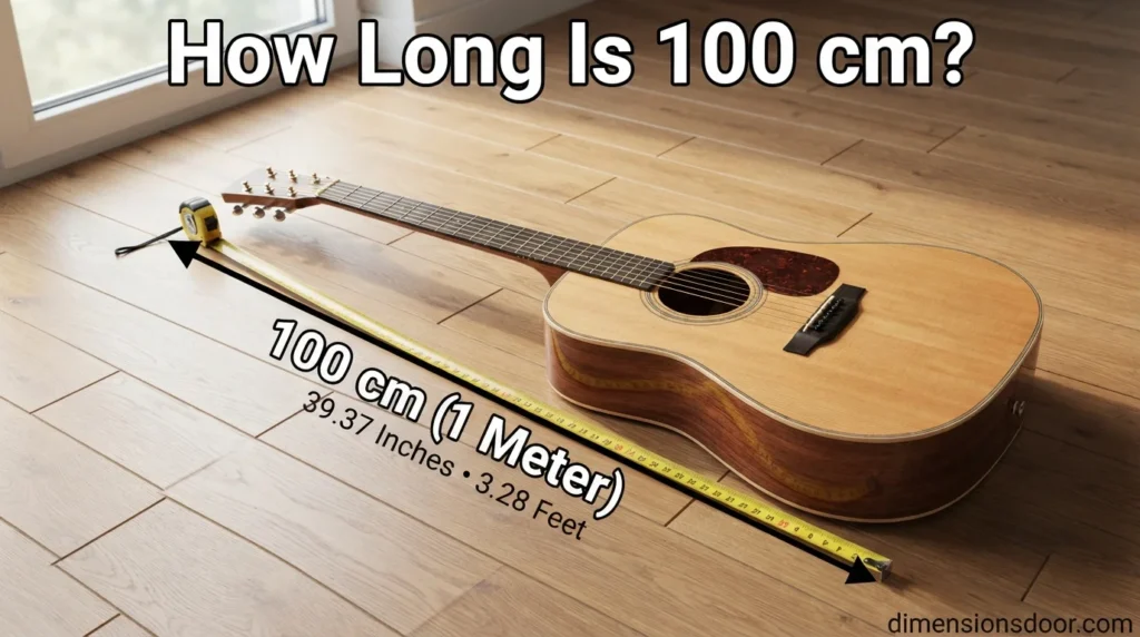 How Long Is 100 cm