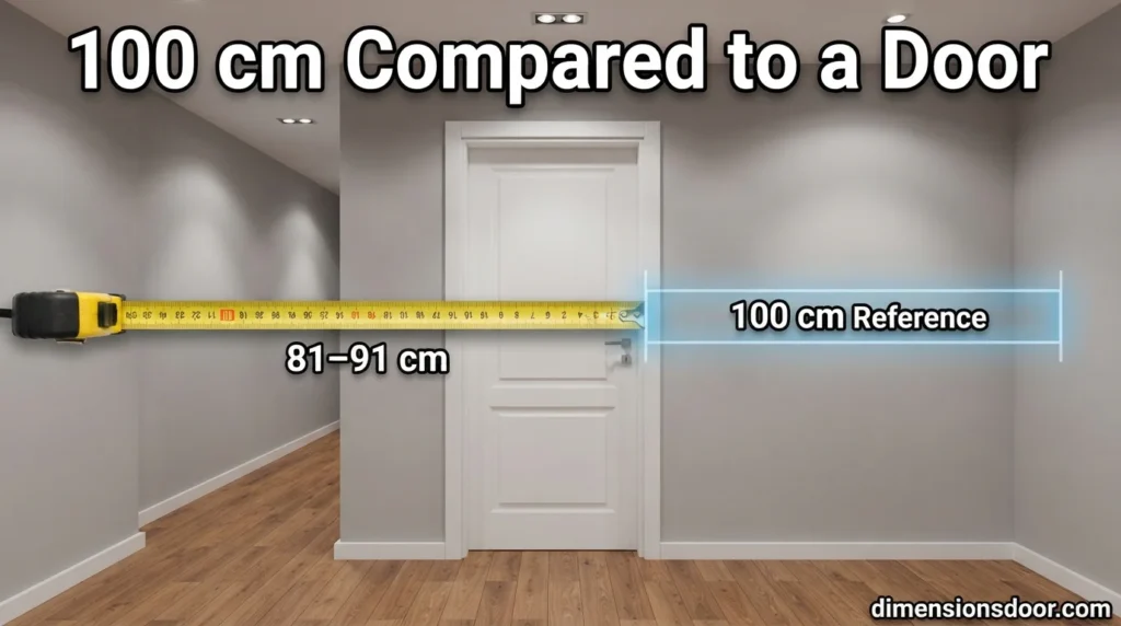 How Long Is 100 cm