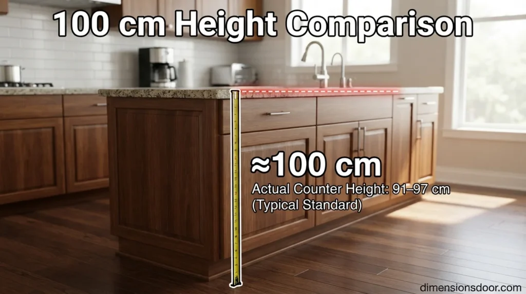 How Long Is 100 cm