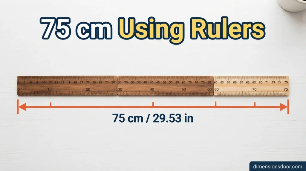 How Long Is 75 cm