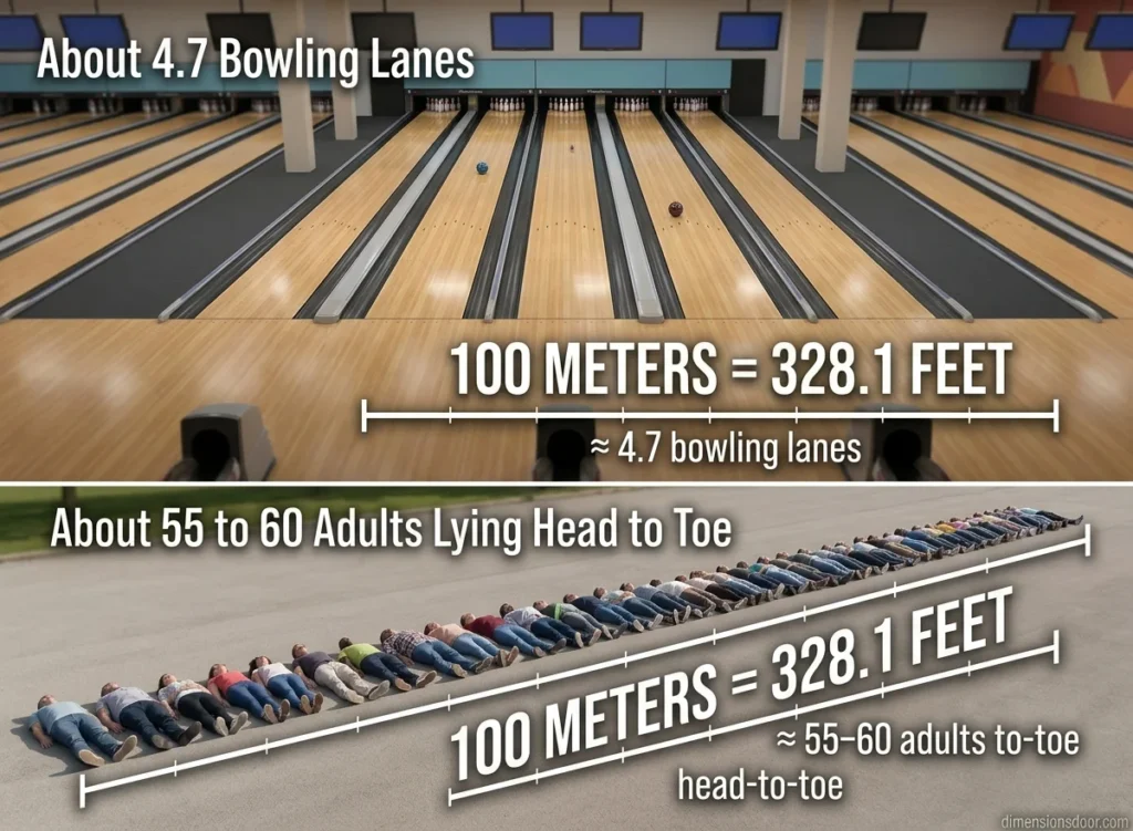 How Long Is 100 Meters? 15 Real-Life Comparisons, Examples & Visual Guide
