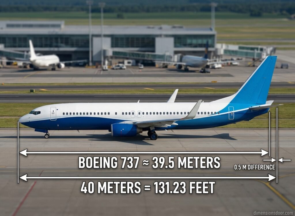 How Long Is 40 Meters? 15 Real-Life Examples, Comparisons & Visual  Guide