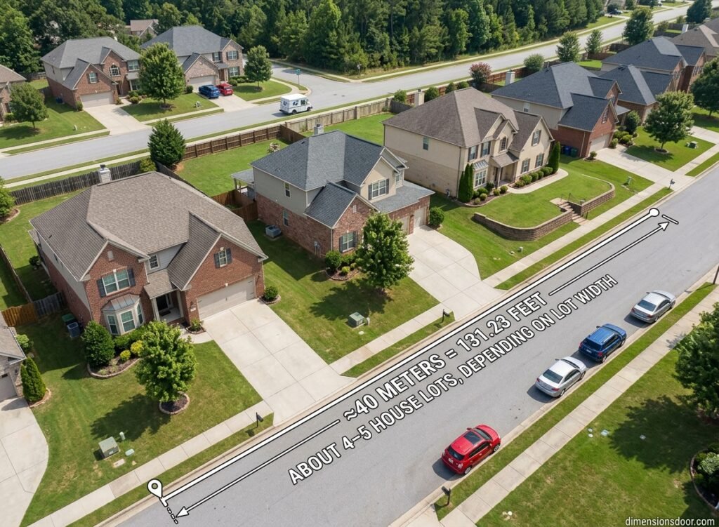 How Long Is 40 Meters? 15 Real-Life Examples, Comparisons & Visual Guide