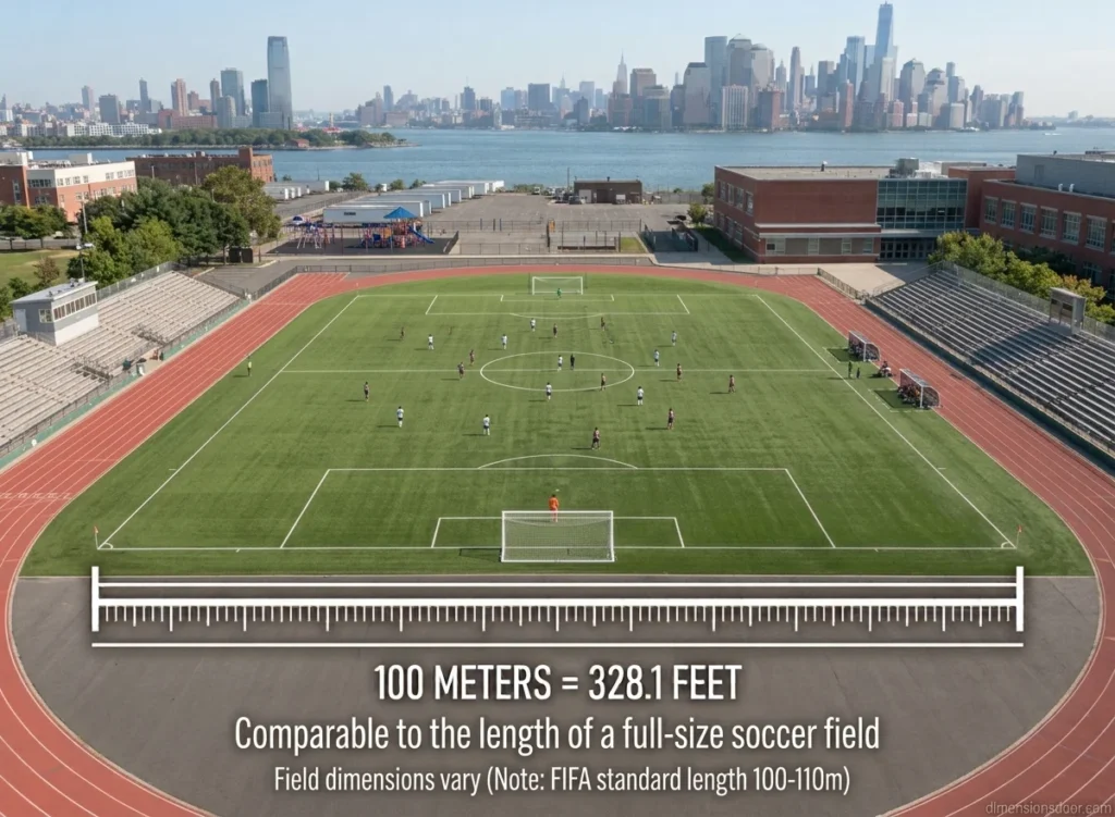 How Long Is 100 Meters? 15 Real-Life Comparisons, Examples & Visual Guide