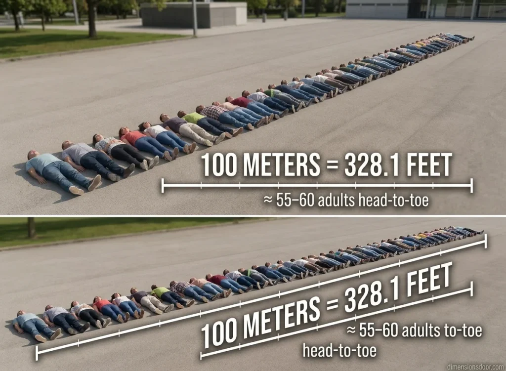 How Long Is 100 Meters? 15 Real-Life Comparisons, Examples & Visual Guide