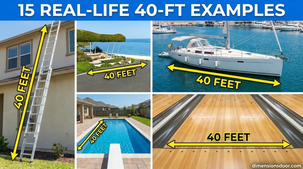 40 Feet Visual Comparison