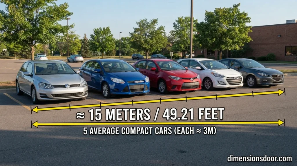 How Long Is 15 Meters