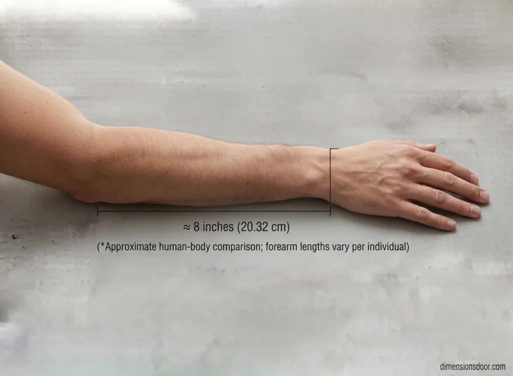 How Long Is 8 Inches? 20 Real-Life Examples, Comparisons & Visual Guide