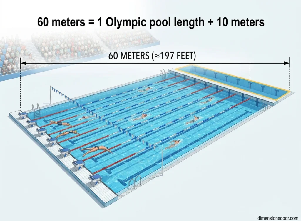 How Long Is 60 Meters? 15 Real-Life Comparisons, Examples & Visual Guide