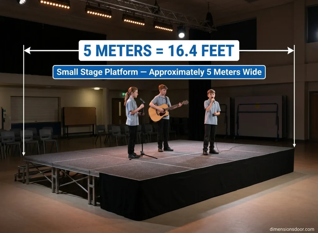 How Long Is 5 Meters in Feet and Inches?