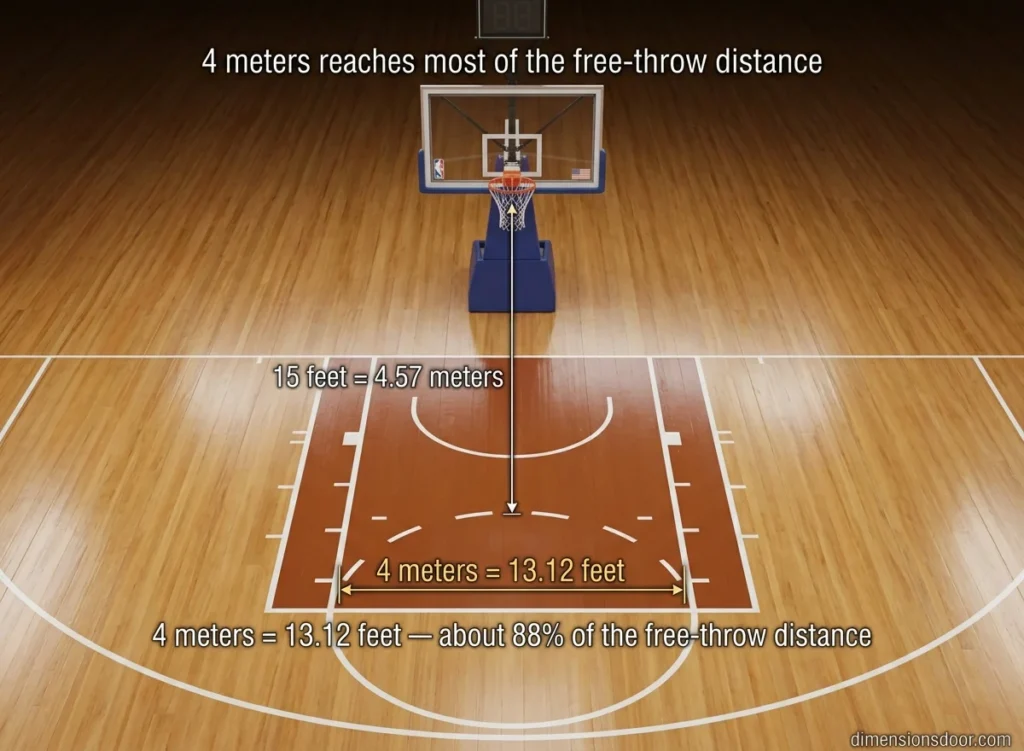 How Long Is 4 Meters Visually