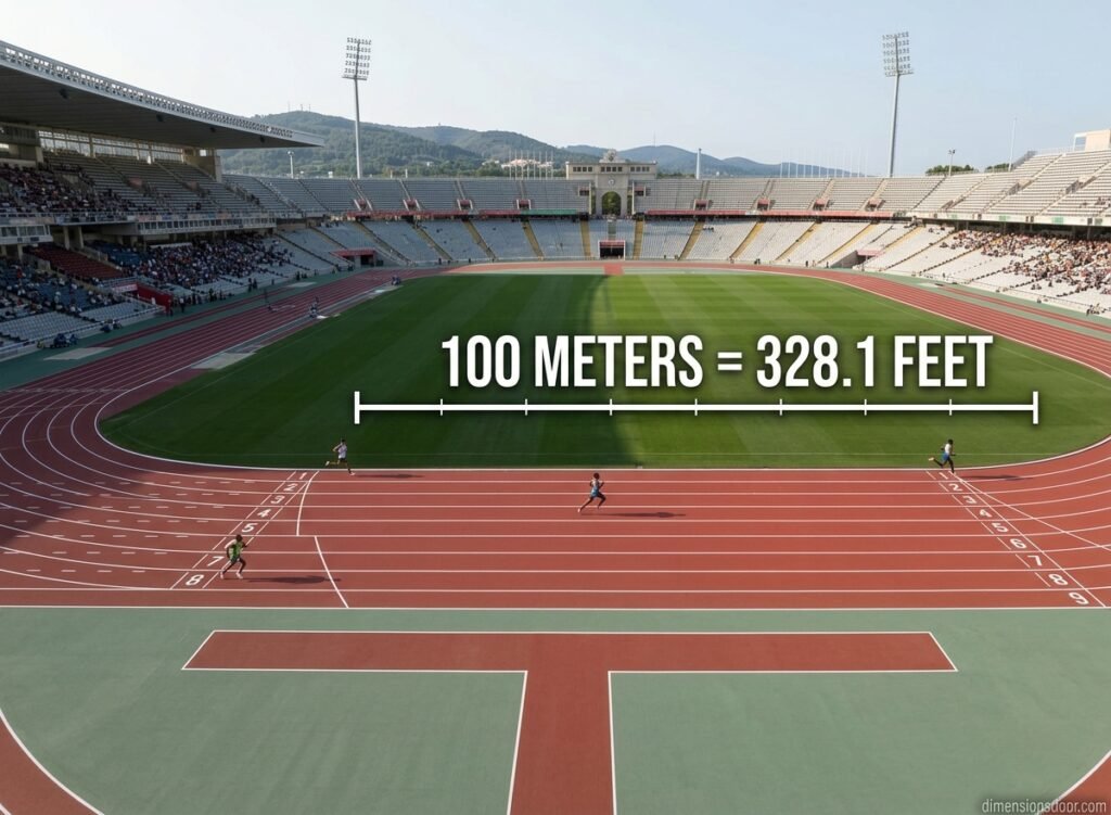 How Long Is 100 Meters? 15 Real-Life Comparisons, Examples & Visual Guide