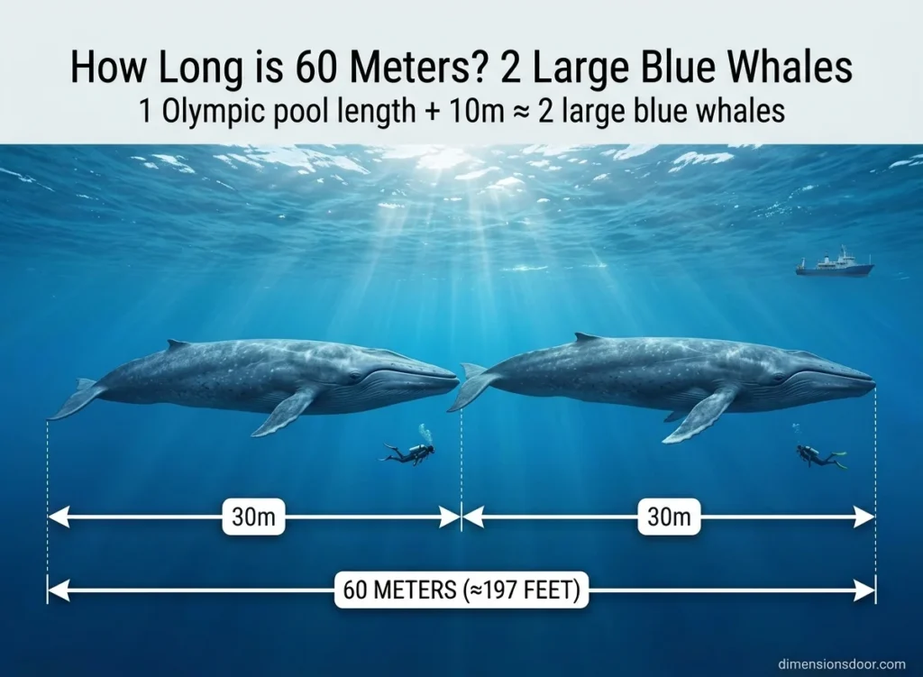 How Long Is 60 Meters? 15 Real-Life Comparisons, Examples & Visual Guide