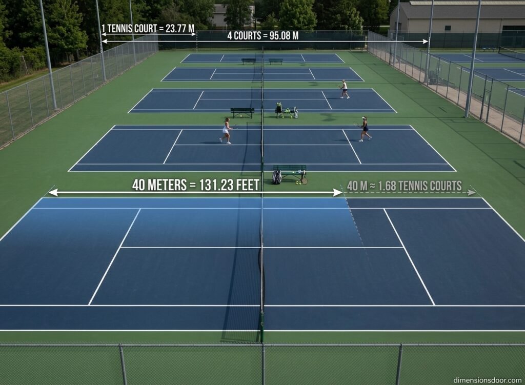 How Long Is 40 Meters? 15 Real-Life Examples, Comparisons & Visual  Guide