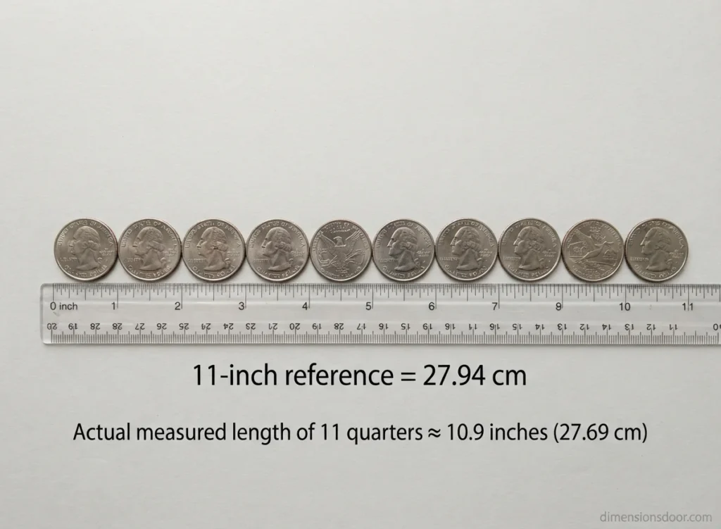 How Long Is 11 Inches? 20 Real-Life Examples, Comparisons & Visual Guide