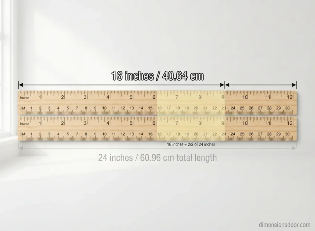 How Long Is 16 Inches? 20 Real-Life Examples, Comparisons & Visual Guide