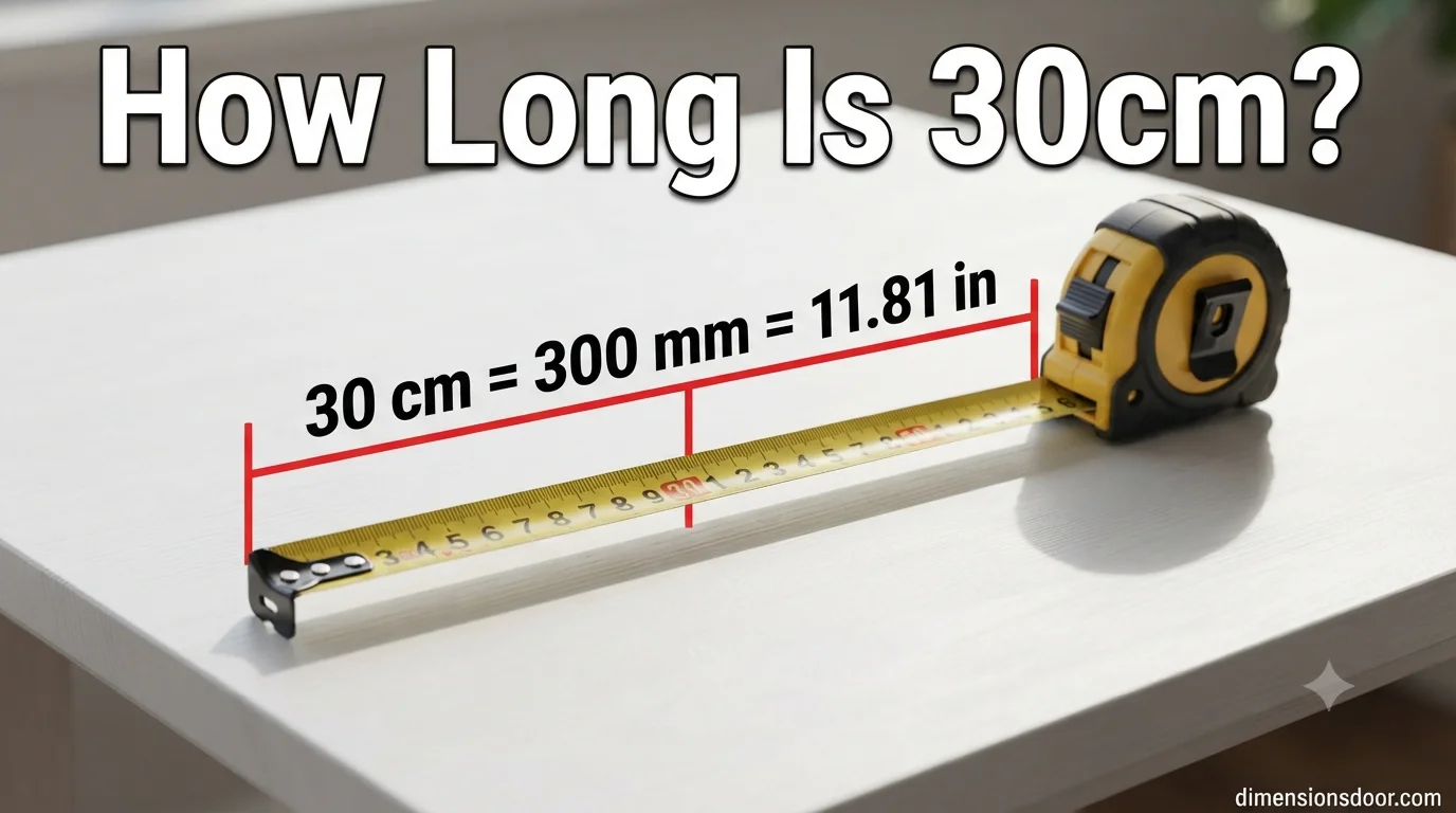 How Long Is 30cm? 15 Everyday Objects That Are 30 Centimeters Long