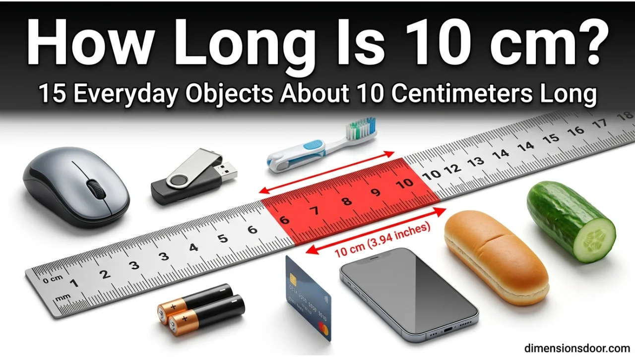 How Long Is 10 cm? 15 Everyday Objects That Are About 10 Centimeters Long