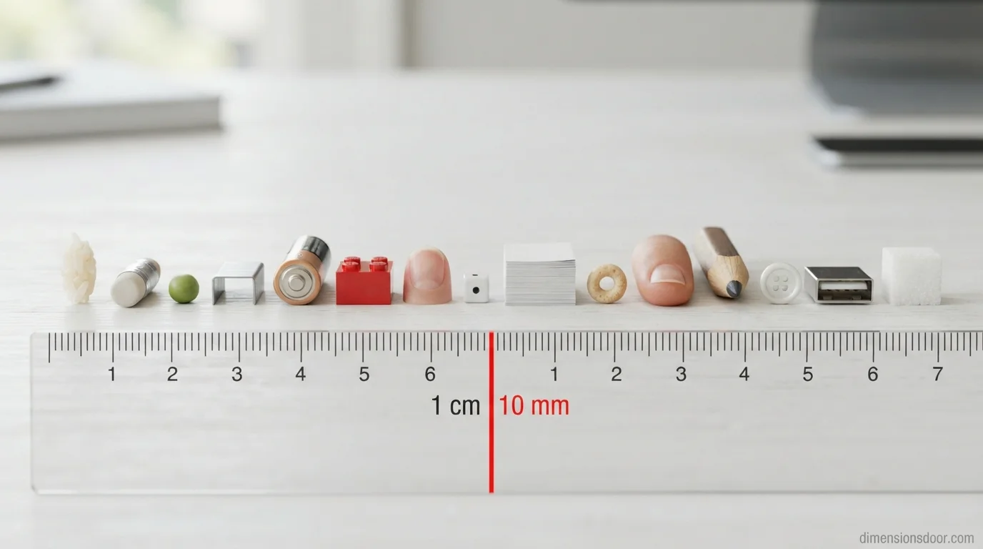 How Long Is 1 cm? 15 Everyday Objects That Are Exactly 1 Centimeter Long
