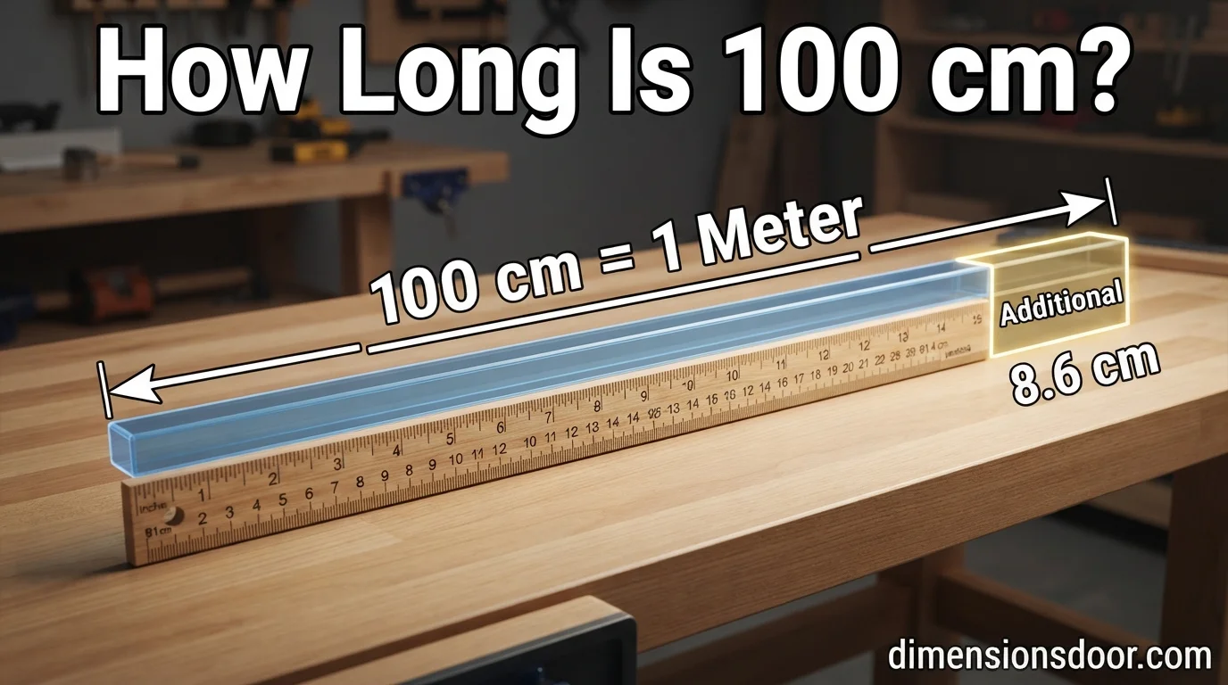 How Long Is 100 cm? 15 Everyday Objects That Are 100 Centimetre Long