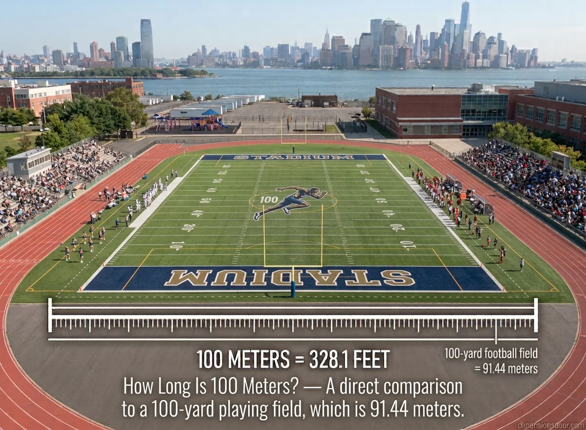 How Long Is 100 Meters? 15 Real-Life Comparisons, Examples & Visual Guide