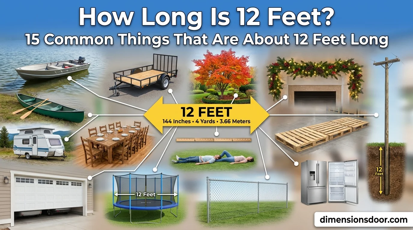 How Long Is 12 Feet? 15 Common Things That Are About 12 Feet Long