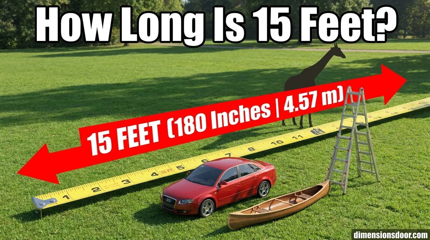 How Long Is 15 Feet? 15 Common Things That Are About 15 Feet Long