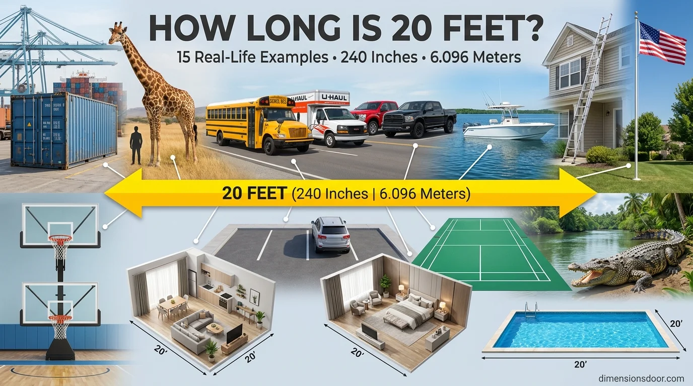 How Long Is 20 Feet? 15 Common Things That Are About 20 Feet Long