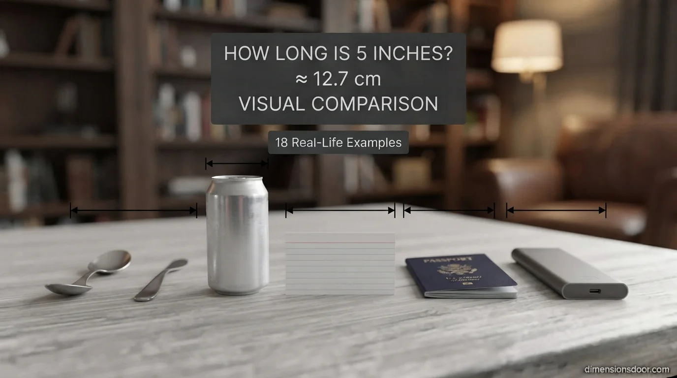 How Long Is 5 Inches? 18 Real-Life Examples & Visual Comparison