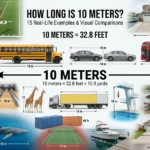 How Long Is 10 Meters? 15 Real-Life Examples, Comparisons & Visual Guide