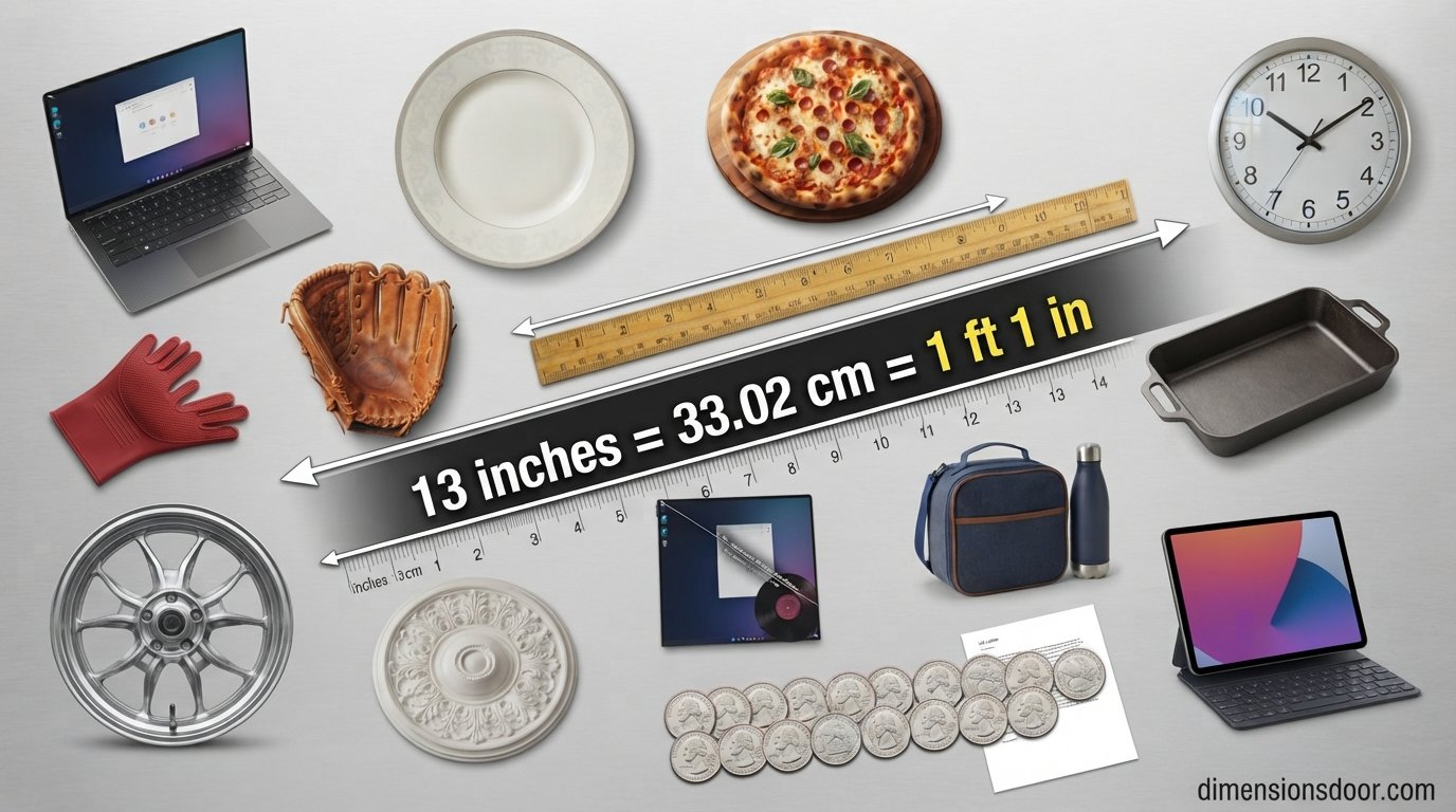 How Long Is 13 Inches? 15 Real-Life Examples, Comparisons & Visual Guide